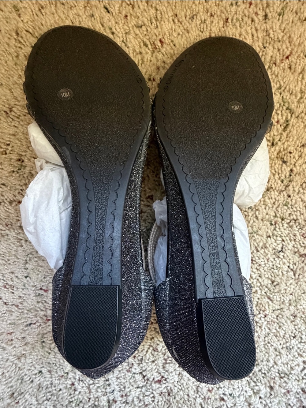 Charter Club Ginifurf Pewter Strappy Women's Dress Sandals - Picture 6 of 6